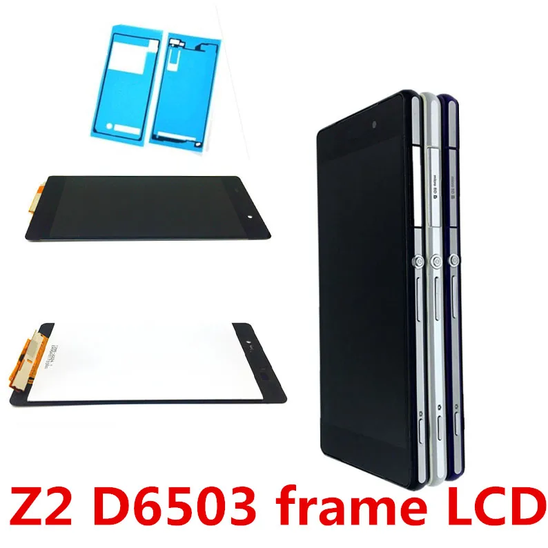 

JIEYER IPS LCD For SONY Xperia Z2 Display LCD Touch Screen Digitizer For SONY Z2 LCD Display D6502 D6503 D6543
