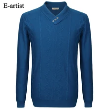 Men’s Business Casual V-Neck Knitted Wool Pullover Sweaters Autumn Winter New Long Sleeve Slim Fit Tops Plus Size 5XL M01