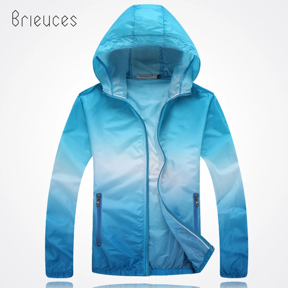 Brieuces للجنسين الأزياء ضئيلة معطف الأشعة فوق البنفسجية معطف قوس قزح واقية من الشمس الملابس زائد حجم طويلة الأكمام عارضة سترة المرأة الأساسية م...