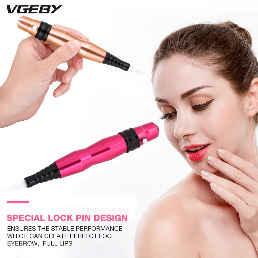 Permanent Makeup Microblading Tattoo Pen Eyebrow Lip Micro-needle Tattoo Rotary Gun Machine Kit With 5 Needles 5 Tips EU/US Plug Permanent Makeup Microblading Tattoo Pen Eyebrow Lip Micro-needle Tattoo Rotary Gun Machine Kit With 5 Needles 5 Tips EU/US Plug