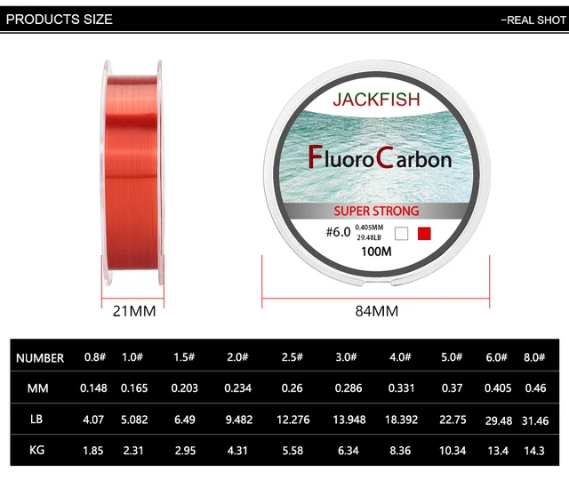 JACKFISH 100M linia rybacka Fluorooktarbon czerwony jasne dwa kolory 4-32LB włókno węglowe linia wiodąca Fly Fishing line Pesca tanie i dobre opinie Syntetycznych Rzeka zbiornik staw Ocean Beach wędkowanie jezioro Ocean Boat Fishing strumień Ocean Rock Fshing Poziom JACKFISH 100M linia rybacka Fluorooktarbon czerwony jasne dwa kolory 4-32LB włókno węglowe linia wiodąca Fly Fishing line Pesca tanie i dobre opinie Syntetycznych Rzeka zbiornik staw Ocean Beach wędkowanie jezioro Ocean Boat Fishing strumień Ocean Rock Fshing Poziom