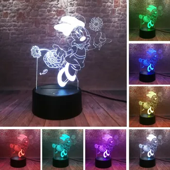 

Cute Lovely Minnie Mickey Mice Mouse Girls Boys Room Decor 7 COlor Change Night Light Friend Family Child Kids Xmas Toys Gifts