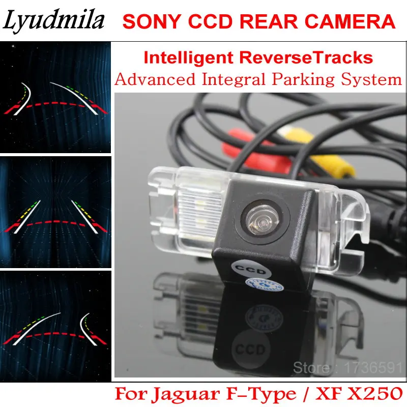 

Car Backup Rear View Reverse Camera FOR Jaguar F-Type / XF X250 / XK XJ Parking Lines Intelligent Tracks Reversing Assistance