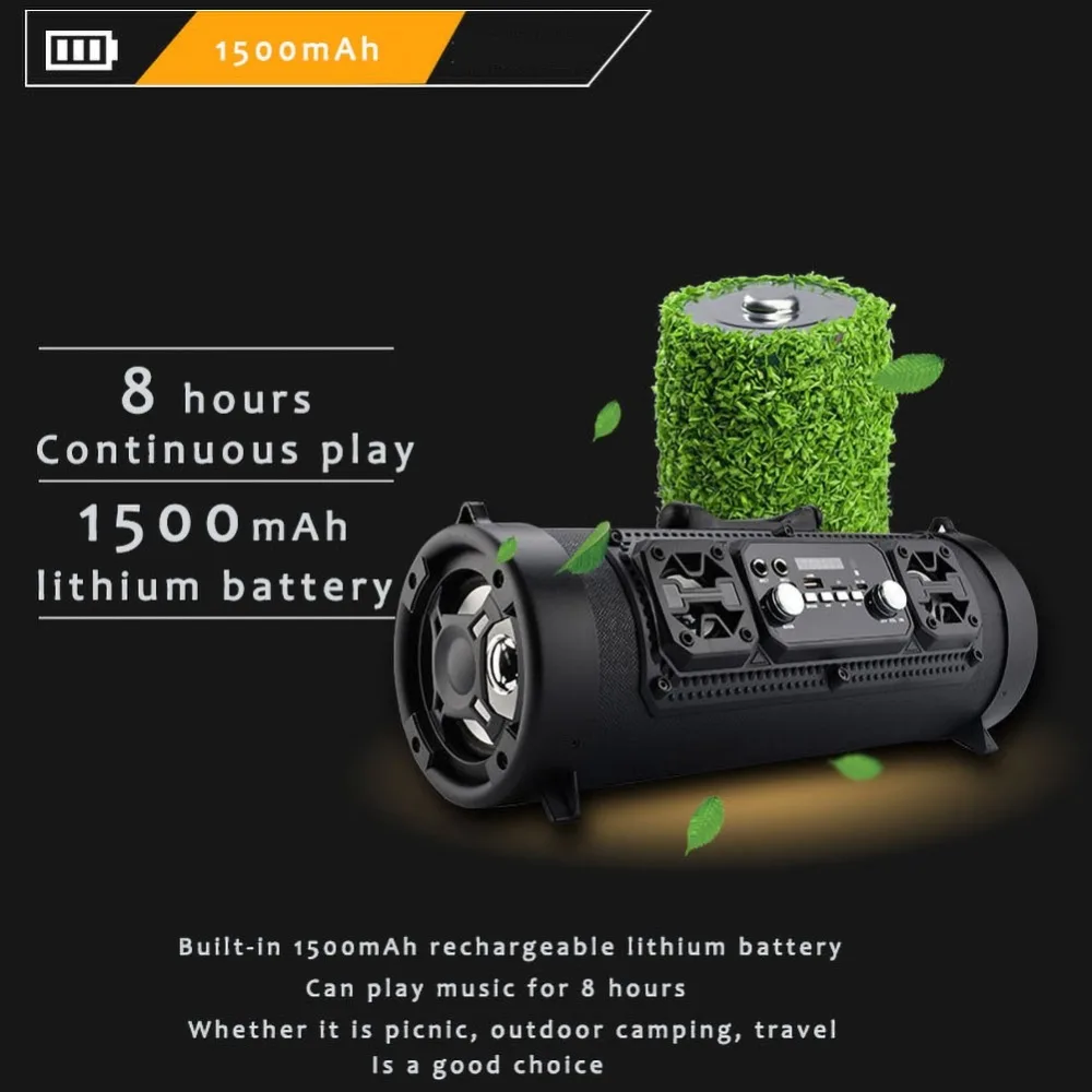 Hifi портативный bluetooth динамик fm-радио движение КТВ 3D Звуковая система звуковая панель сабвуфер Портативная колонка bluetooth динамик fm-радио