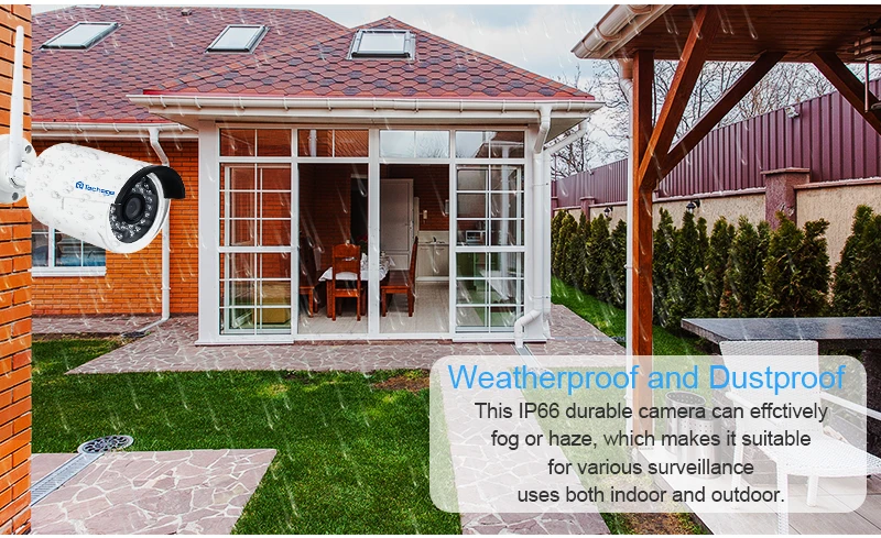 Perfect Techage 4CH 1080P 12" LCD NVR Kit Wireless Security Camera System 2MP Outdoor Audio WiFi Camera P2P CCTV Video Surveillance Set 16