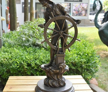 

Art Deco Sculpture Helmsman Bronze Statue