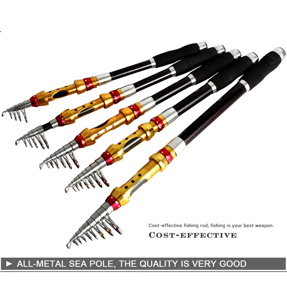 Sougayilang 1.8-3.6 M تلسكوبي الكربون الصيد قضيب و 13 + 1BB بكرة لف صنارة صيد سفر الصيد قضيب كومبو