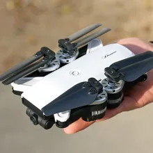 RC Дрон складной Квадрокоптер с Wifi камерой в режиме реального времени обмен мигающий светильник RC вертолет дроны Самолет quad