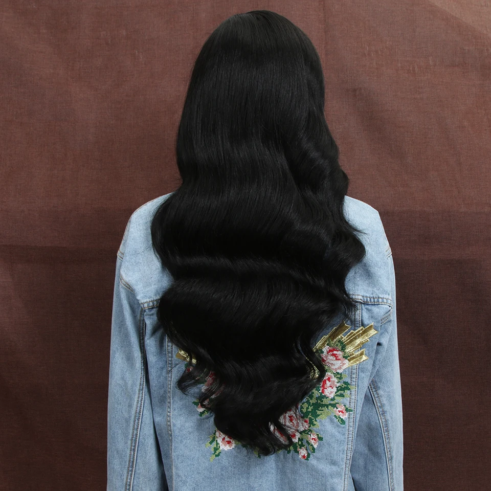 cabelo sintético peruca dianteira do laço para