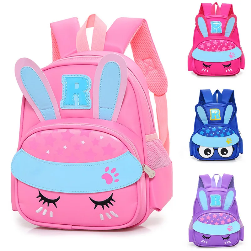 3D мультфильм кролик рюкзак для девочек smochilas дети escolares infantis детские школьные сумки прекрасный школьный ранец детский Ранец