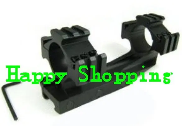 

30mm double ring tri rail weaver scope CQB mount for hunting