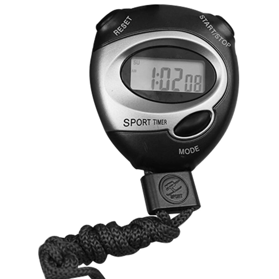 Sports Stopwatch Counter Timer Chronograph LCD Digital Handheld for Running