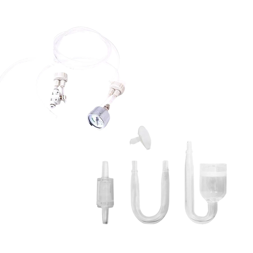 

Fish Aquarium CO2 Diffuser Carbon Dioxide Reactor & DIY CO2 System Kits Set