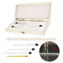 3 шт./компл. Alcoholmeter метр Алкоголь вино метр концентрация алкоголь инструмент Ареометр тестер алкотестер