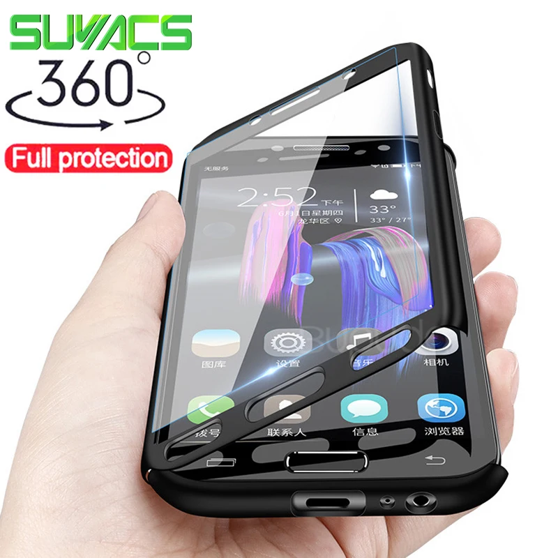 

360 Degree Protection Hard Cases For Xiaomi Redmi Note 5 5A 4 4X Shockproof Full Cover For Redmi 6 6A 4A Pro 5 Plus Phone Shell