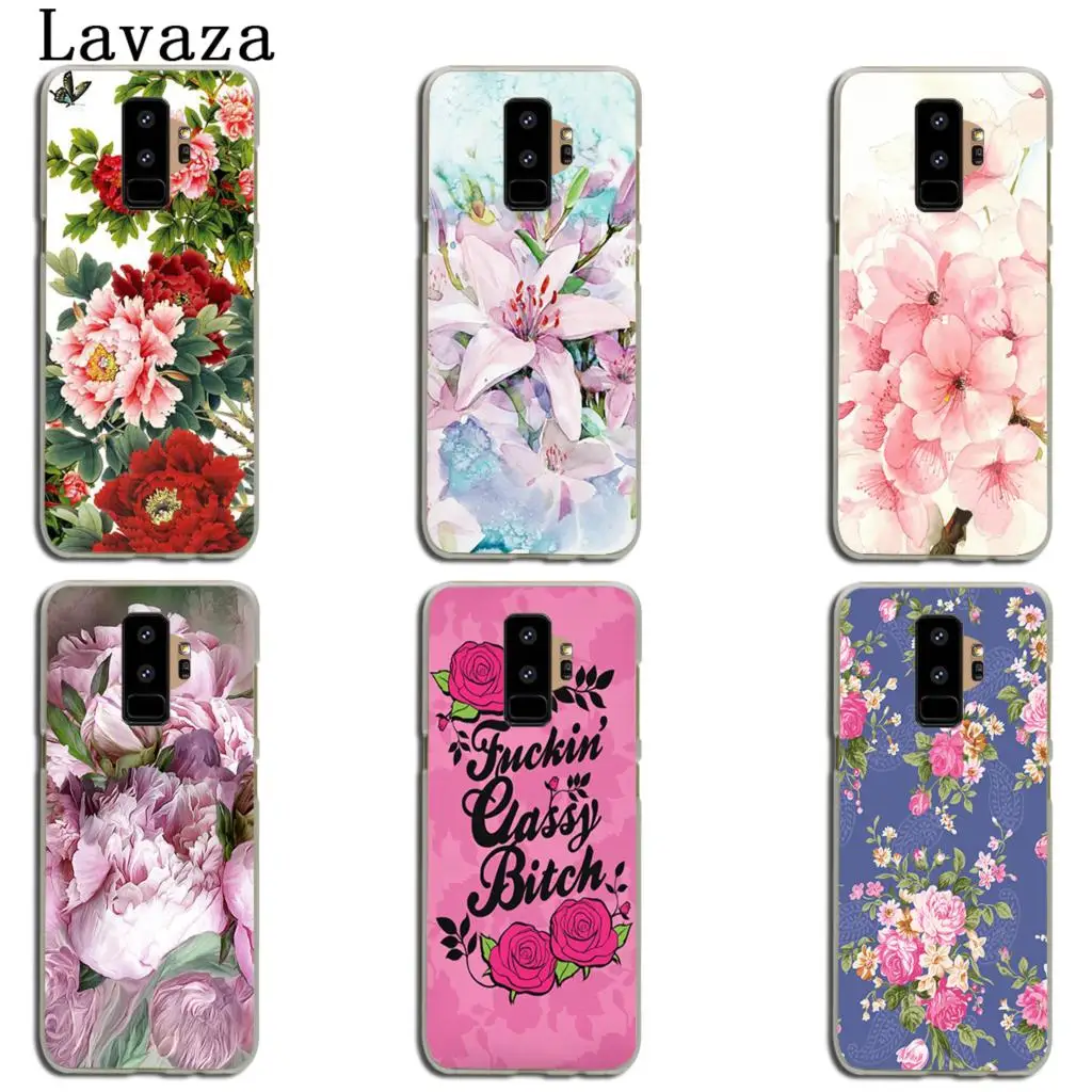 Чехол для телефона Lavaza Розовый пион Sunflowe розы ромашки цветы вишни чехол Samsung Galaxy