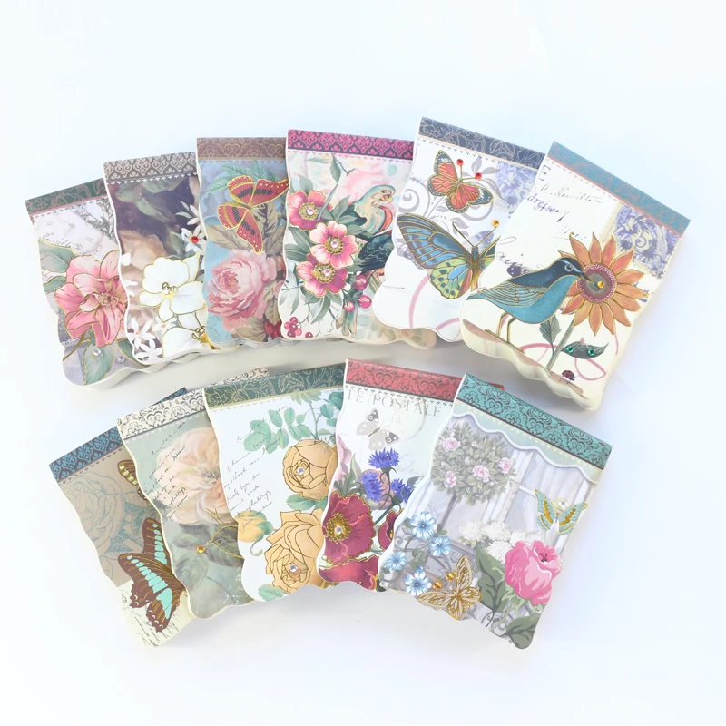 

Domikee Cute creative foil office school portable memo pad stationery supplies,fine student writing notes pad book,easily tear