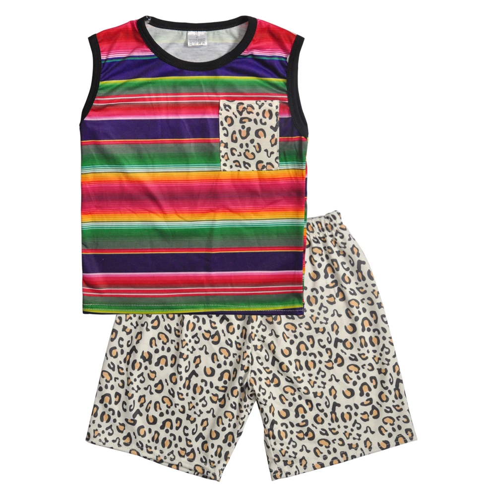 

boys clothes toddler boy clothes CONICE NINI summer set child boy clothes Leopard pants Striped short baby Boy Clothes