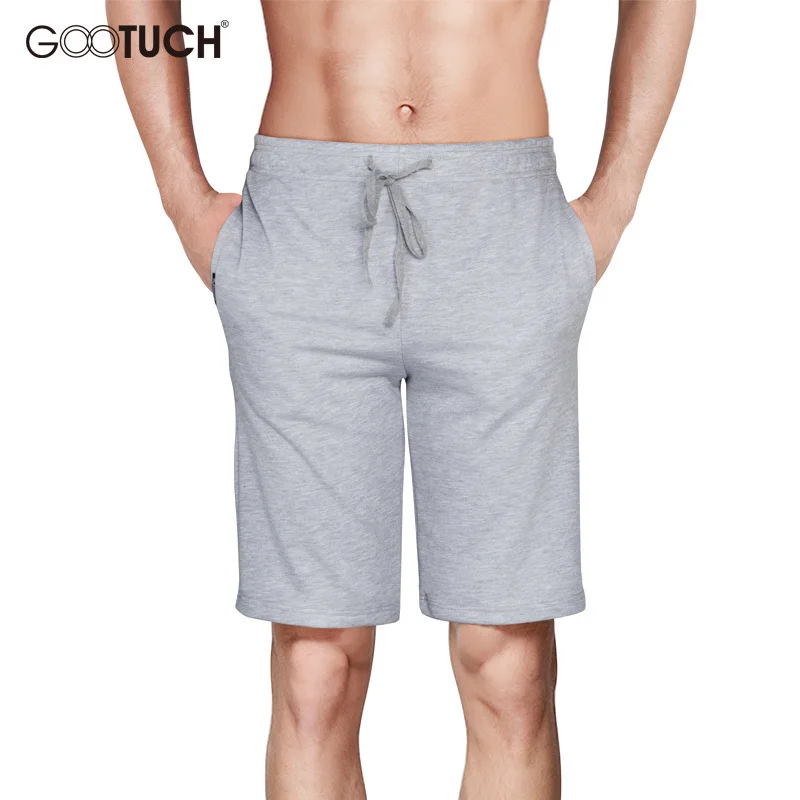 Летние шорты мужские хлопковые шорты размера плюс мужские повседневные шорты Мужская домашняя одежда для отдыха боксерская доска шорты брюки короткие штаны 2515 - Цвет: GRAY