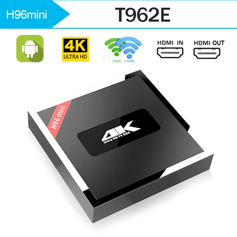 

Amlogic T962 Octa Core Astuto di Android 7.1 TV Box 2 GB DI RAM 16 GB DI ROM 2.4G /5G WiFi 100 M LAN BT 4 K HD Media Play