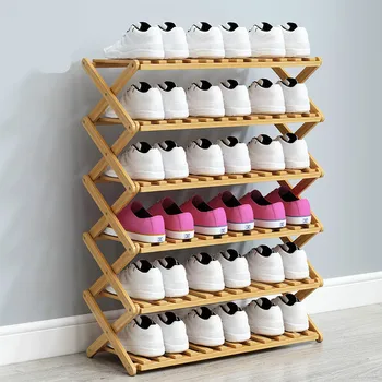 

Shoe rack simple household dust proof folding storage rack multi-layer Shoe cabinet shoes shelf sapateira zapatero mueble