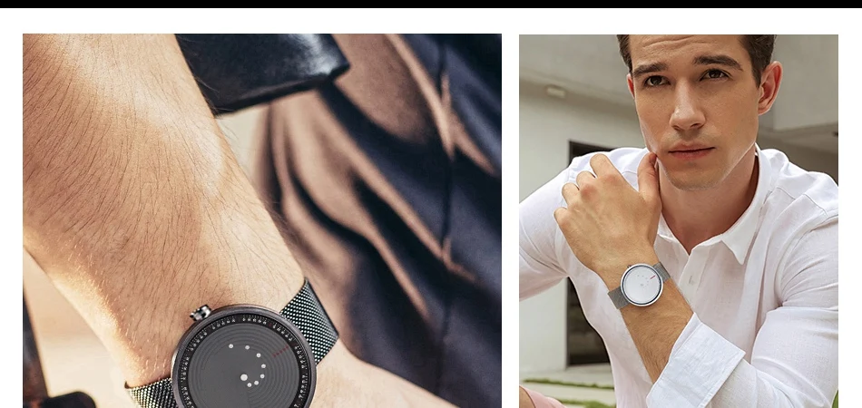 SINOBI, ультратонкие креативные часы, мужские часы, лучший бренд, роскошные, водонепроницаемые, нержавеющая сталь, сетка, ремешок, Relogio Masculino