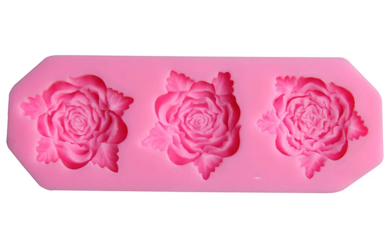 3D Rose Flower Silicone Soap Mold DIY Fondant Cake Decorating Tools Baking Chocolate Gumpaste Mold Baking