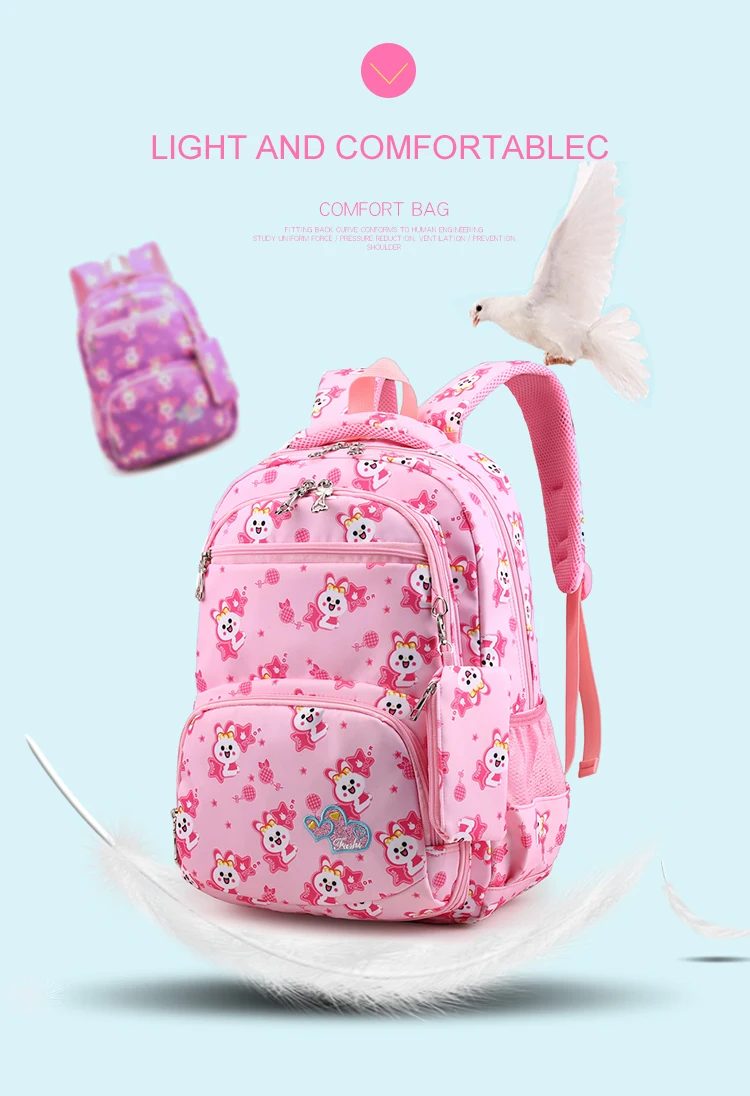 Школьные сумки для девочек; Детский рюкзак; милые школьные сумки для начальной школы; рюкзак с рисунком для девочек начальной школы; mochila infantil