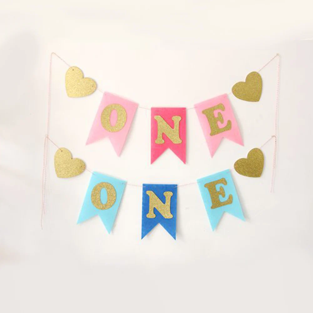 Для маленьких мальчиков и девочек 1 первый день рождения год День баннер с