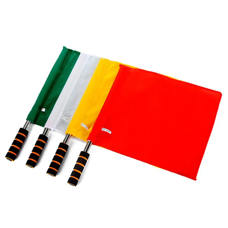 

Sport Referee Flag Track Field Competition Signal Flag command Soccer Refere