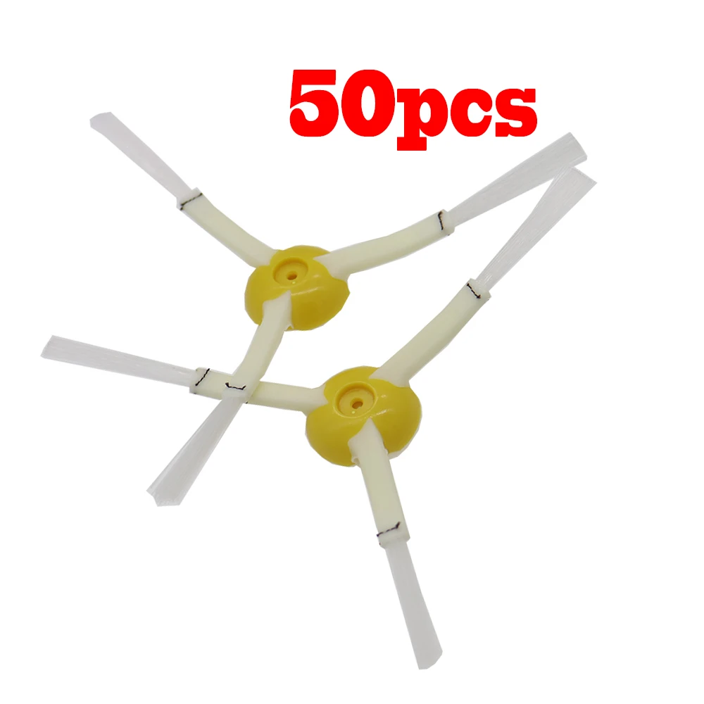 

50pcs Robot 3-Arm Side Brush replacement for irobot roomba 880 870 800 series