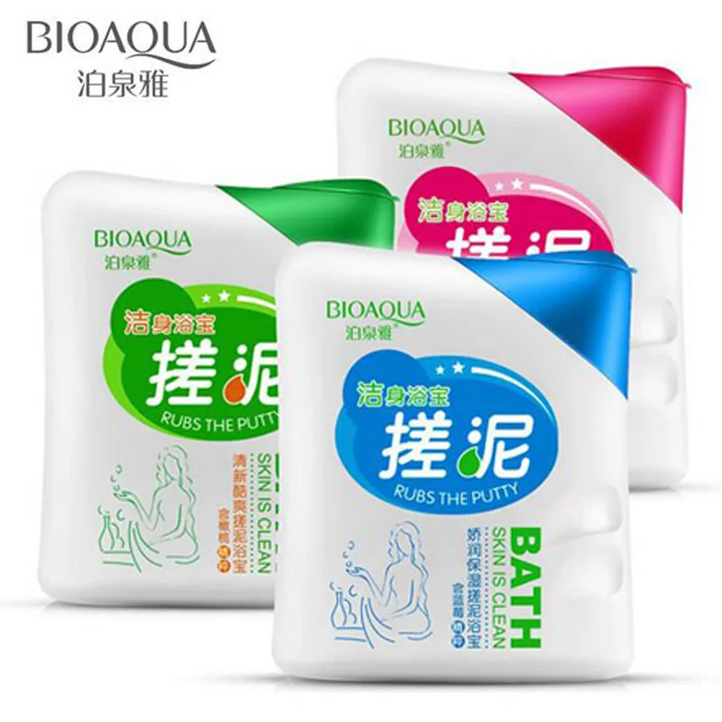 

Bioaqua Brand 200ml Blueberry & Olive & Flower Deep Cleansing Shower Gel Body Clean Exfoliating Dead Skin Mud Removal Rub Putty