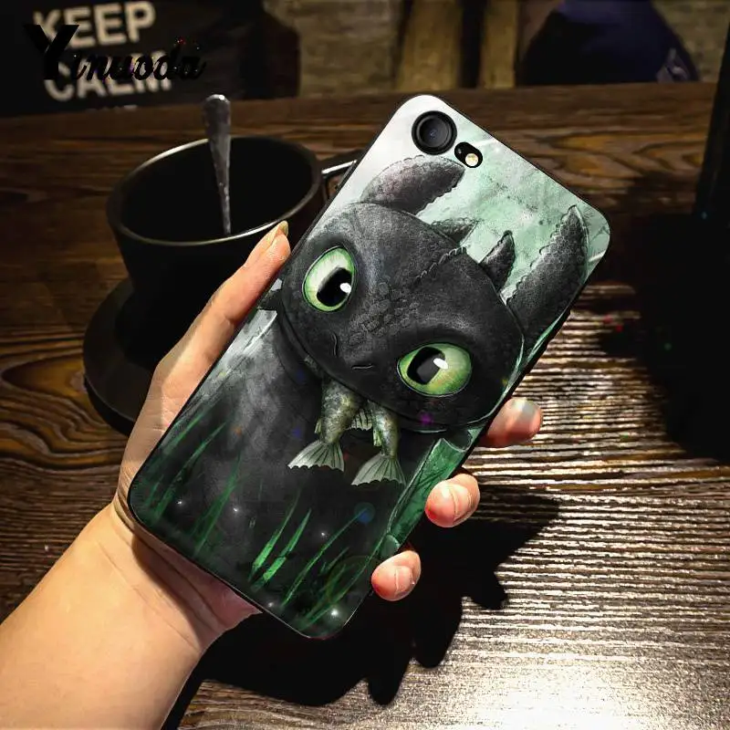 Yinuoda For iphone 7 6 X Case toothless How To Train Your Dragon Phone Accessories Case for iPhone 7 X 6 6S 8 Plus 5 XS XR