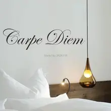 Латинские цитаты DIY Carpe Diem виниловая наклейка на стену художественная Настенная Наклейка для украшения гостиной спальни