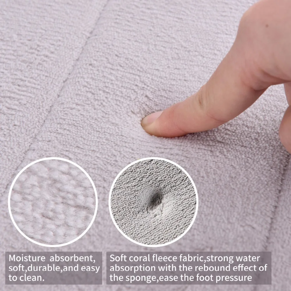 Коврик напольный из пены с эффектом памяти 40 х60 см|memory foam mat|bathroom floor matmemory bathroom |