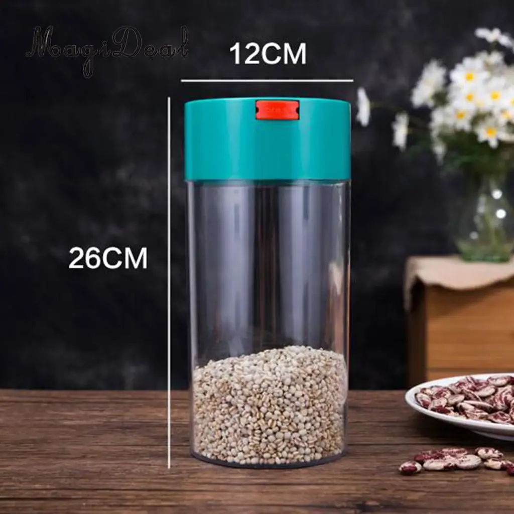 Vacuum Sealed Storage Jar Can Container for Coffee Beans, Tea and Dry Goods