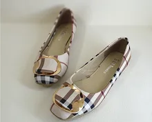 2015 Fashion Spring/Autumn Women Flats Shoes Ladies Bow Square Toe Slip-On Flat Women’s Shoes Female Plus Size 35-42