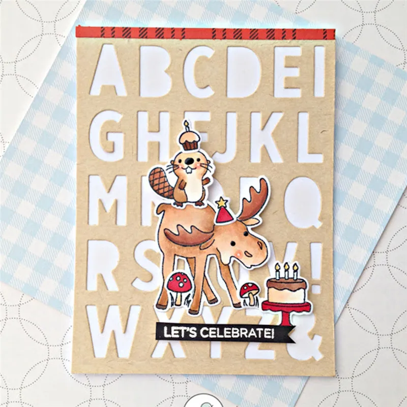 

Naifumodo A-Z Metal Cutting Dies Alphabet Letter Craft Die Cuts Scrapbooking for Card Making DIY Embossing New 2019 Arrivals
