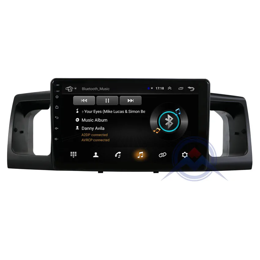 ZOHANAVI Android 8,1 2.5D мультимедийная система для TOYOTA Corolla E120 BYD F3 Радио DVD gps с управлением рулевого колеса