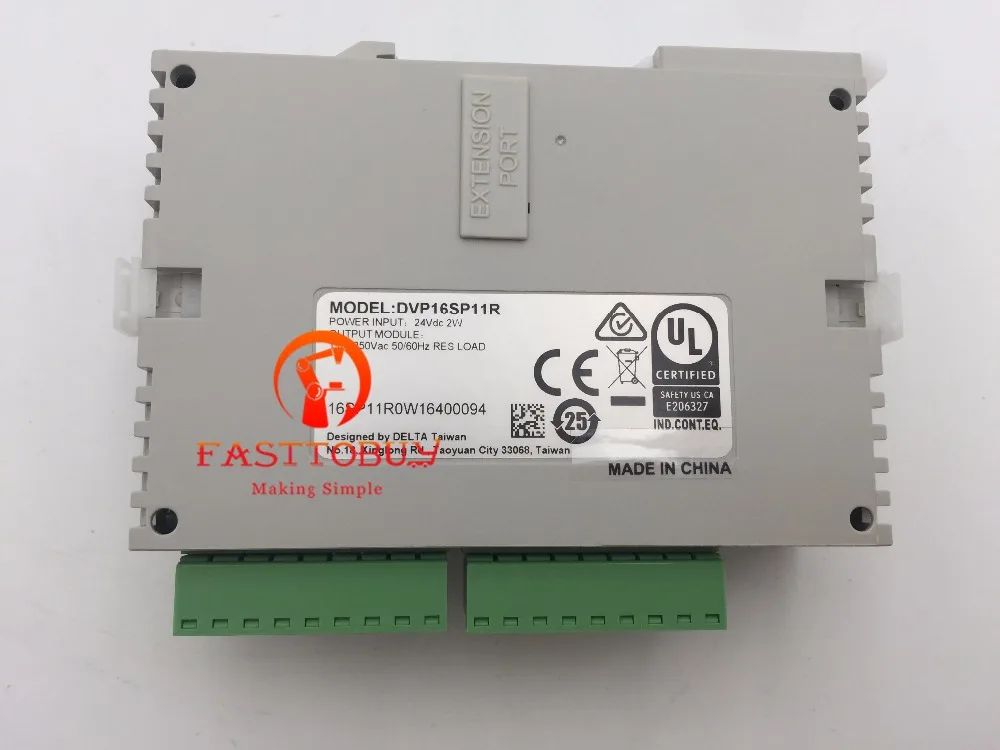Цифровой Удлинительный модуль серии DVP16SP11R Delta PLC SS 16 точечный 8DI 8DO (реле) питание