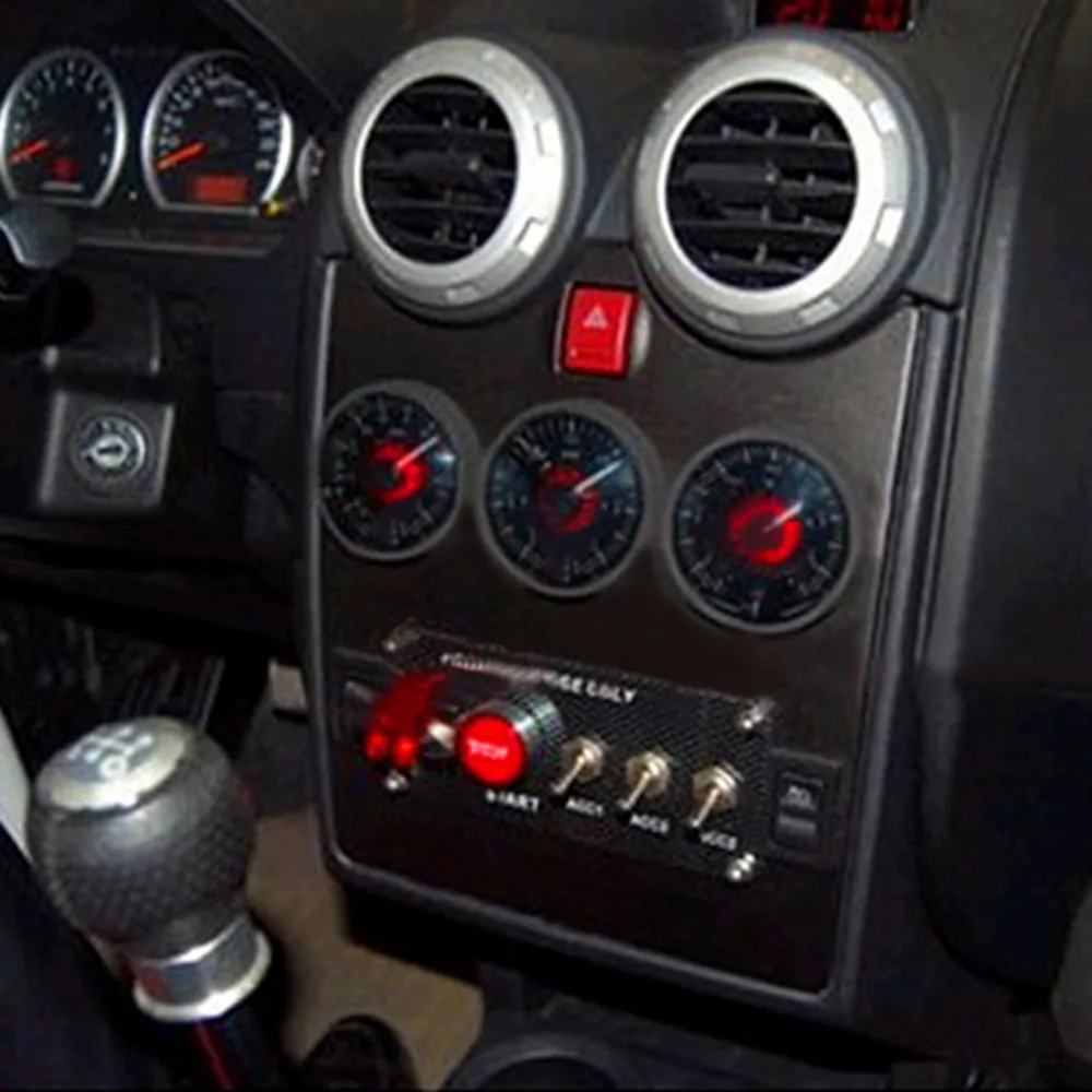 Racing 12V Ignition Switch Panel Engine Start Push Button