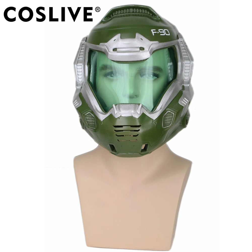 Coslive Halloween Cosplay Doom Doomguy Game Version Helmet Cosplay mask ...