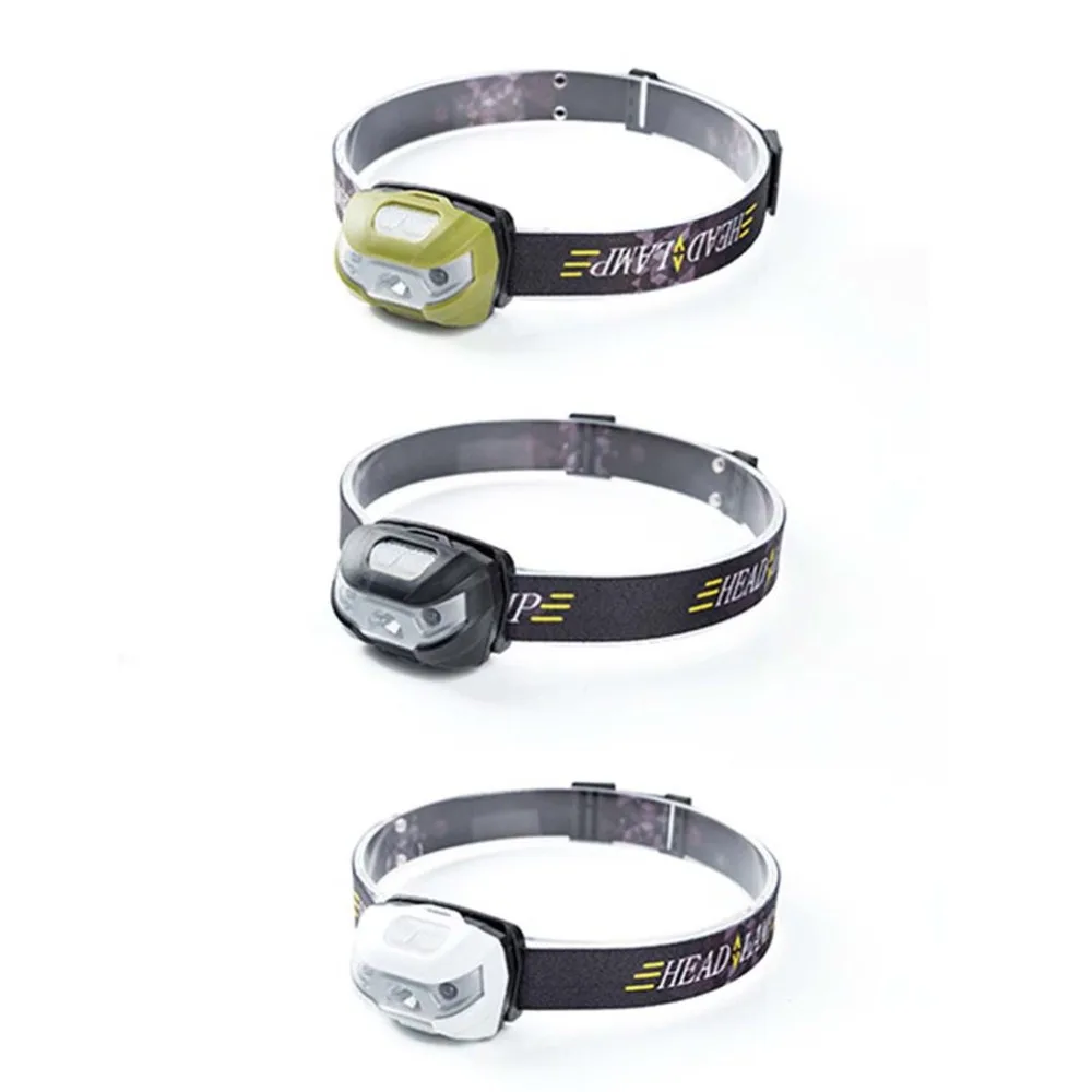 Мини светодиодный налобный фонарь Smart Сенсор Велоспорт фар зарядка через usb