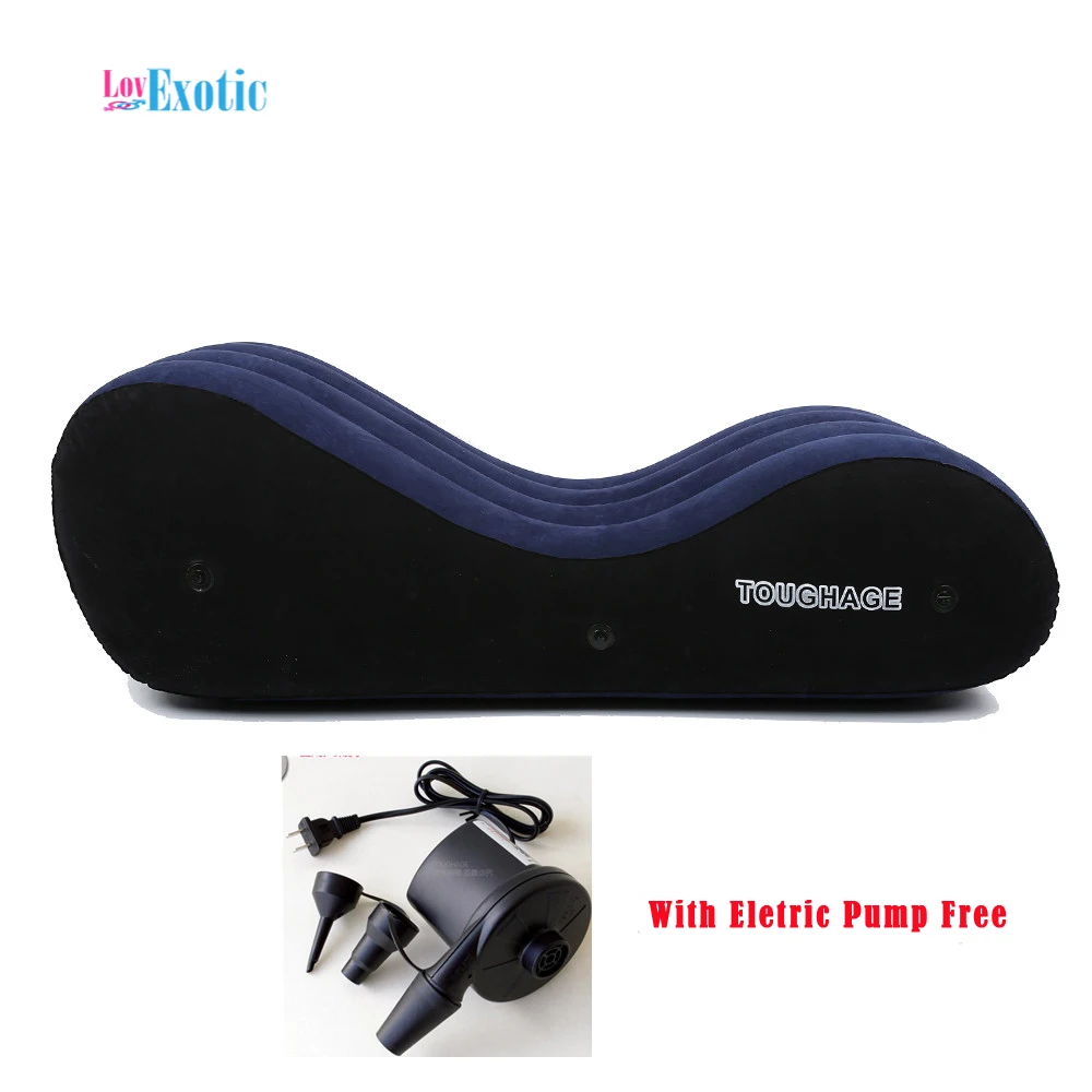 DHL TOUGHAGE Sex Sofa Inflatable Pillow Chair with Electric Pump Free Adult Sex Furniture Games for Married Couples PF3207