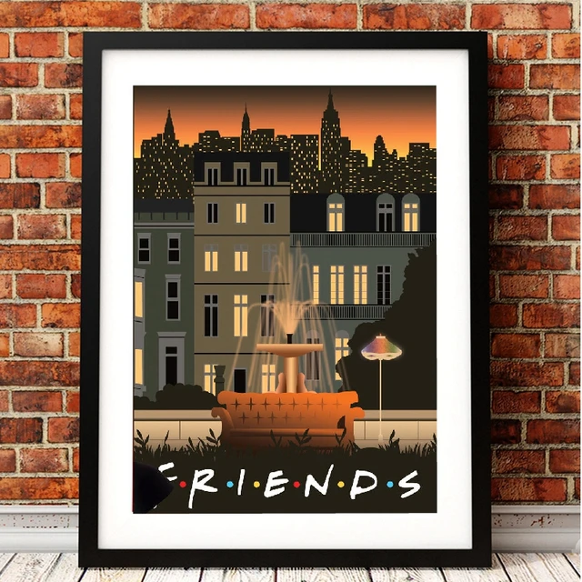 Friends Tv Show Classic Posters and Prints Wall Art Decorative Picture