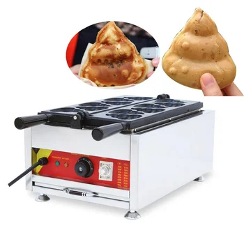 

Popular Korea Poo Shaped Taiyaki Machine Cartoon Shpaed Waffle Maker Electric Waffle Machine Commercial Snack Equipment np-233