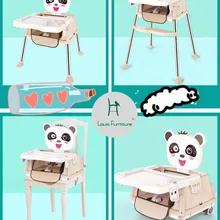 Louis модная детская стулья Портативный складной детский, обеденный