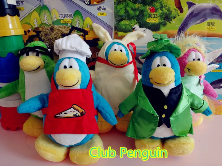 Disney Club Penguin Plush Toys White Chocolate Bunny Penguin Does Not COINS 