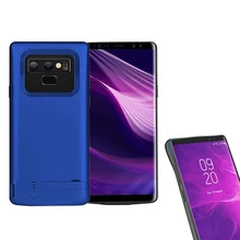 2018New для samsung Galaxy Note 9 5000 mAh Внешний Банк питания зарядное устройство чехол-батарея для телефона с поддержкой Автомобильный держатель Стенд