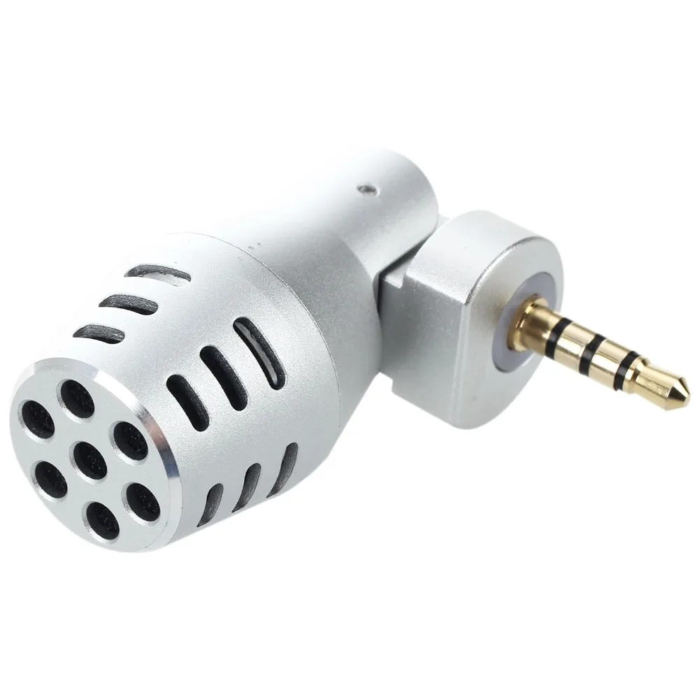

Condenser Microphone Electret Mic Omnidirectional Microphone 3.5mm Omni-Directional for iPhone 6S 5S iPad / iPod touch LF724